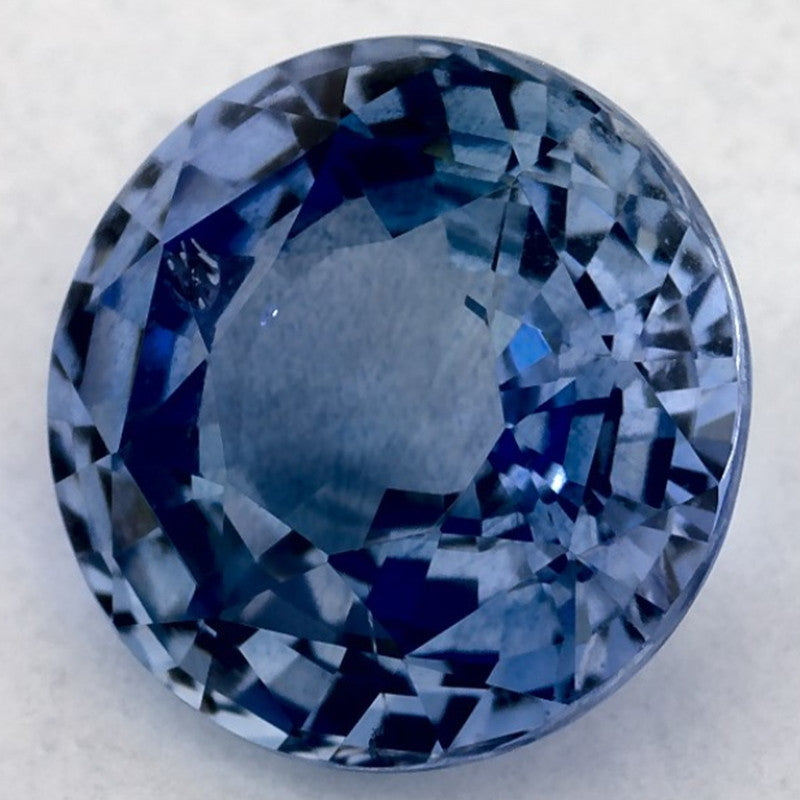 2.57 Carat Round Natural Blue Sapphire