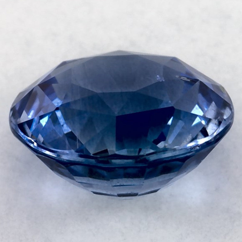 2.57 Carat Round Natural Blue Sapphire