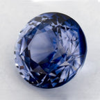 2.04 Carat Round Natural Blue Sapphire