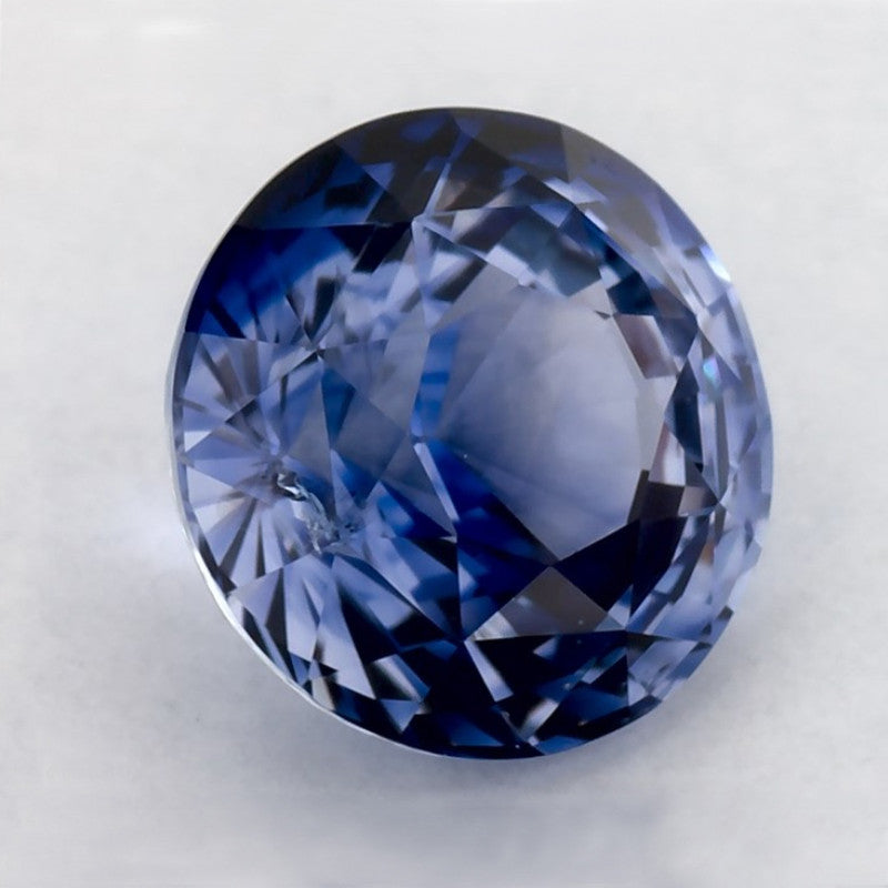 2.04 Carat Round Natural Blue Sapphire