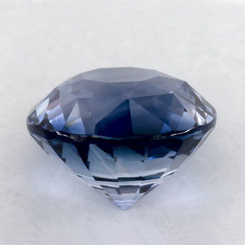 2.04 Carat Round Natural Blue Sapphire