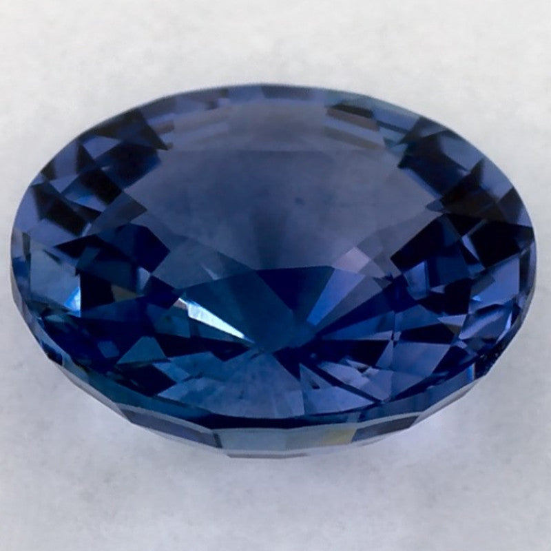 1.47 Carat Round Natural Blue Sapphire