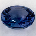 1.47 Carat Round Natural Blue Sapphire