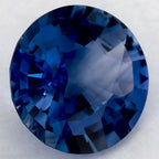 1.77 Carat Round Natural Blue Sapphire