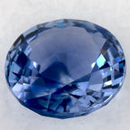 1.52 Carat Round Natural Blue Sapphire