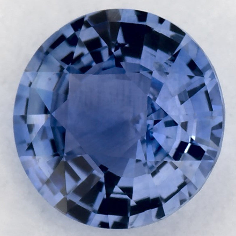 1.42 Carat Round Natural Blue Sapphire