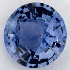 1.42 Carat Round Natural Blue Sapphire