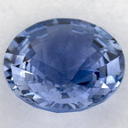 1.42 Carat Round Natural Blue Sapphire