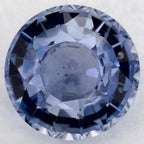 1.69 Carat Round Natural Blue Sapphire