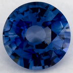 1.77 Carat Round Natural Blue Sapphire