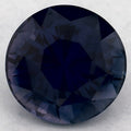 2.03 Carat Round Natural Blue Sapphire