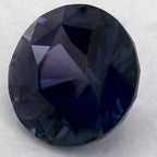 2.03 Carat Round Natural Blue Sapphire