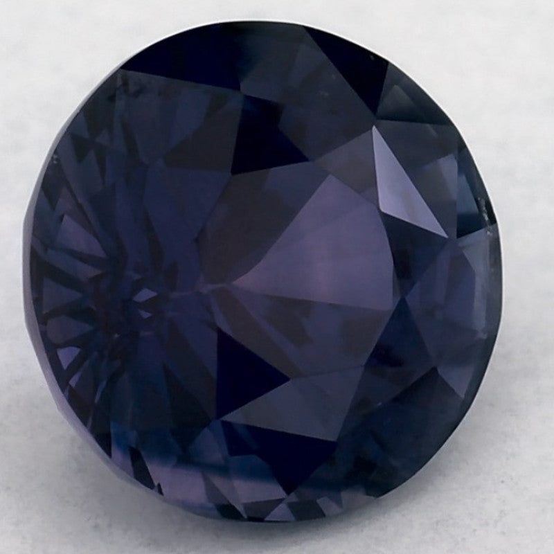 2.03 Carat Round Natural Blue Sapphire