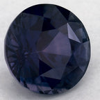2.03 Carat Round Natural Blue Sapphire