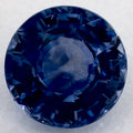 2.28 Carat Round Natural Blue Sapphire