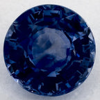 2.28 Carat Round Natural Blue Sapphire