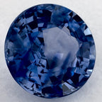 2.28 Carat Round Natural Blue Sapphire