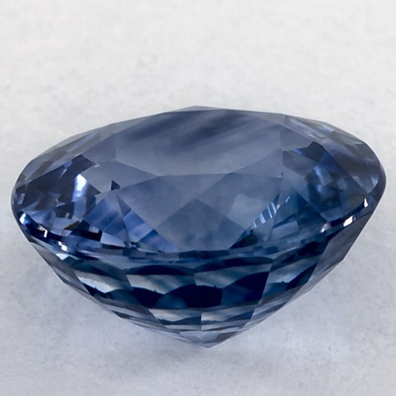 2.28 Carat Round Natural Blue Sapphire