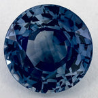 4.79 Carat Round Natural Blue Sapphire