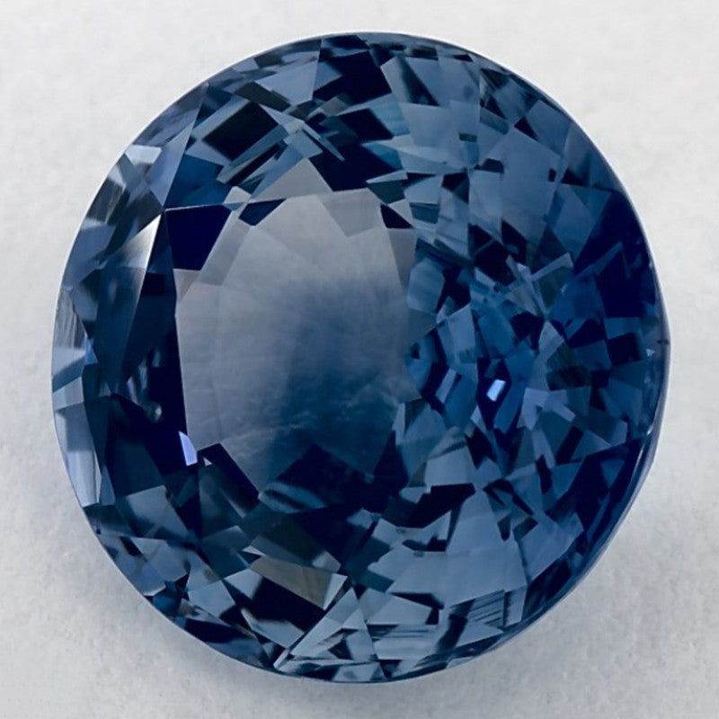4.79 Carat Round Natural Blue Sapphire