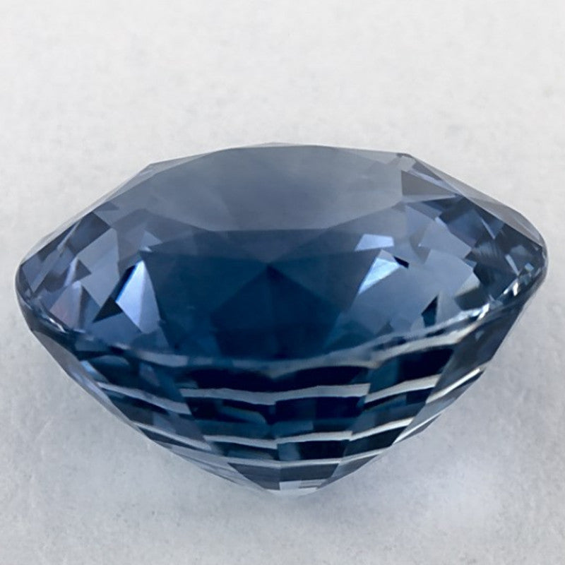 4.79 Carat Round Natural Blue Sapphire