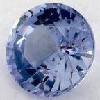 3.12 Carat Round Natural Blue Sapphire