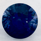3.11 Carat Round Natural Blue Sapphire