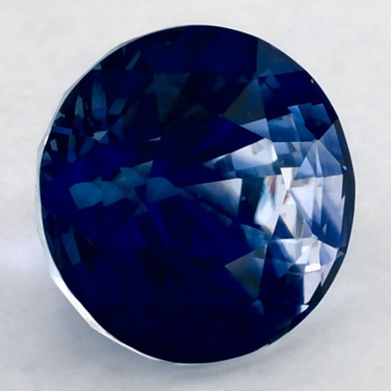 3.11 Carat Round Natural Blue Sapphire
