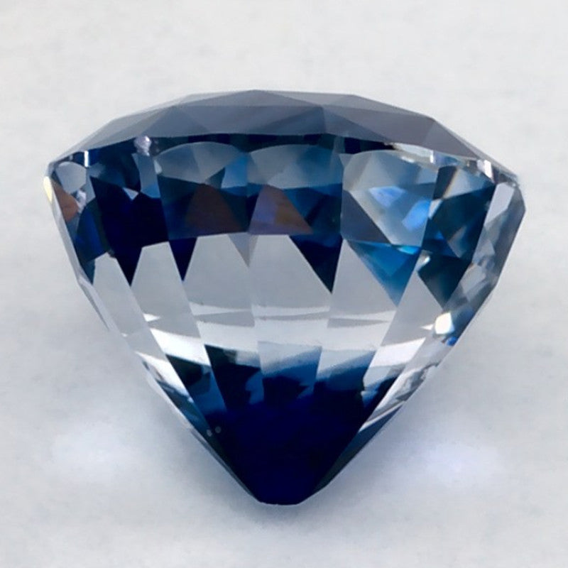 3.11 Carat Round Natural Blue Sapphire
