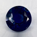 4.15 Carat Round Natural Blue Sapphire