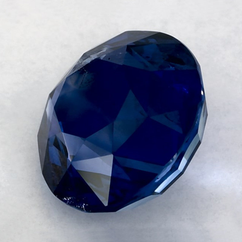 4.15 Carat Round Natural Blue Sapphire