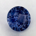 4.30 Carat Round Natural Blue Sapphire