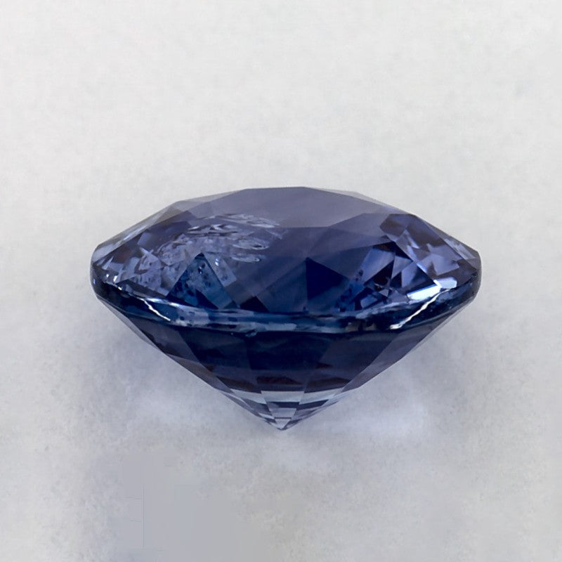 4.30 Carat Round Natural Blue Sapphire