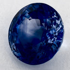 5.02 Carat Round Natural Blue Sapphire