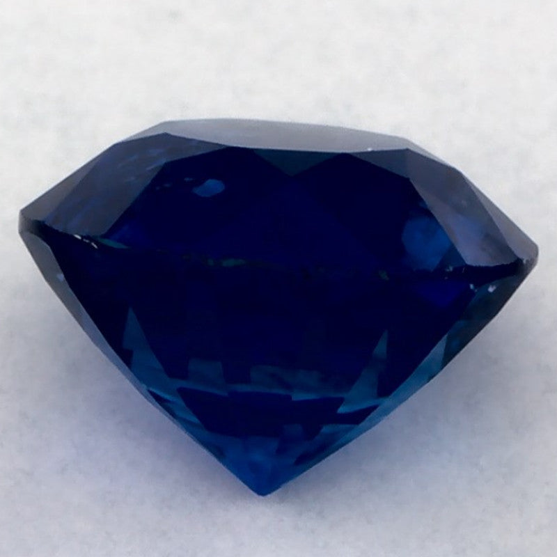 1.28 Carat Round Natural Blue Sapphire