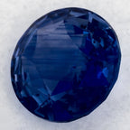 1.35 Carat Round Natural Blue Sapphire