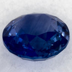 1.35 Carat Round Natural Blue Sapphire