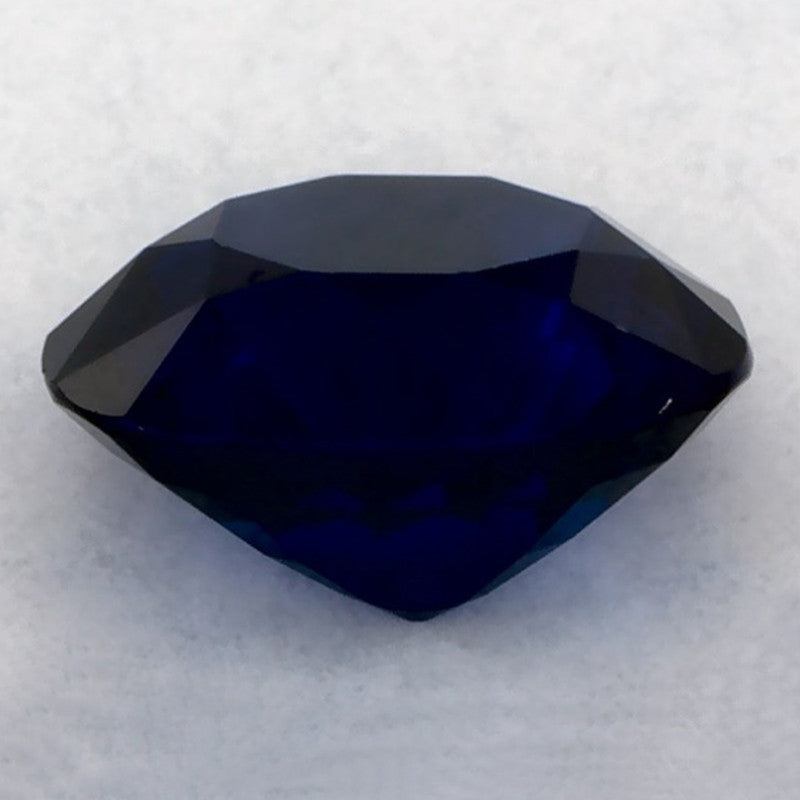 0.93 Carat Round Natural Blue Sapphire
