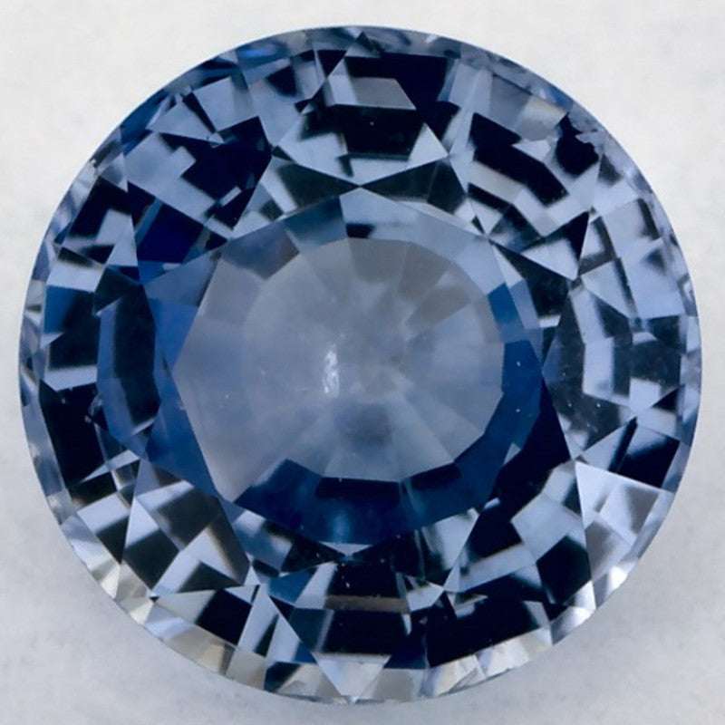 1.26 Carat Round Natural Blue Sapphire
