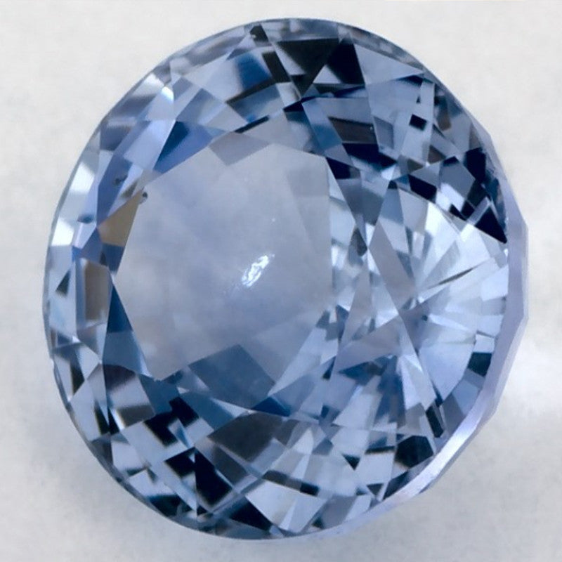 1.26 Carat Round Natural Blue Sapphire