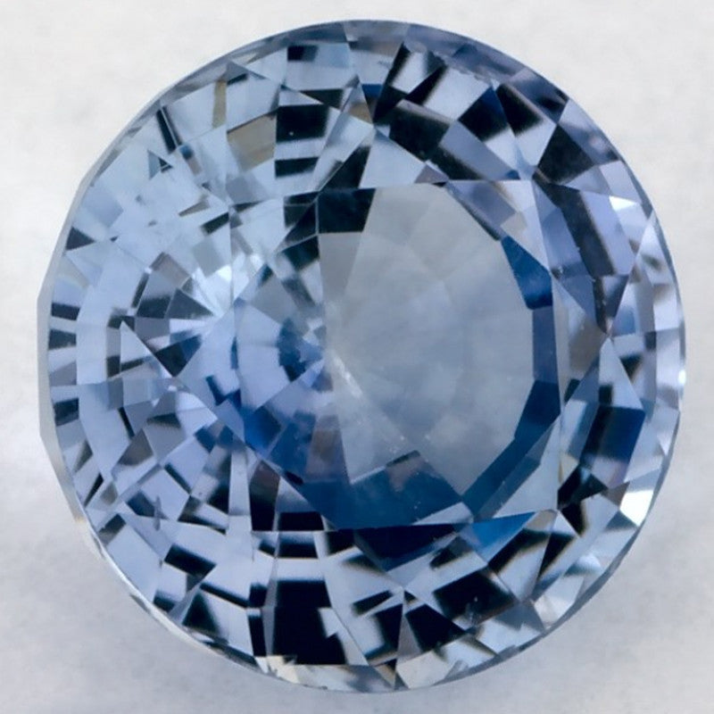 1.26 Carat Round Natural Blue Sapphire