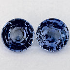 1.90 Carat Round Natural Blue Sapphire