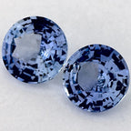 1.90 Carat Round Natural Blue Sapphire