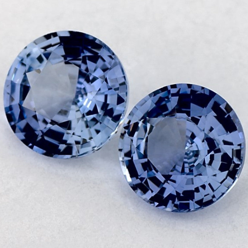 1.90 Carat Round Natural Blue Sapphire