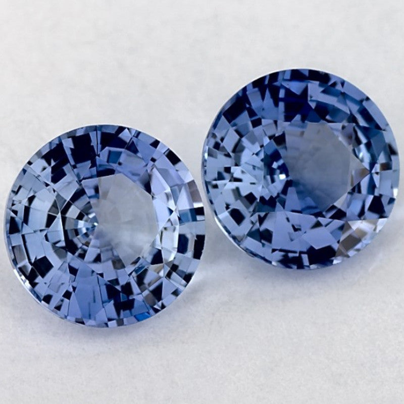 1.90 Carat Round Natural Blue Sapphire