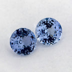 1.91 Total Carat Weight Round Natural Blue Sapphire