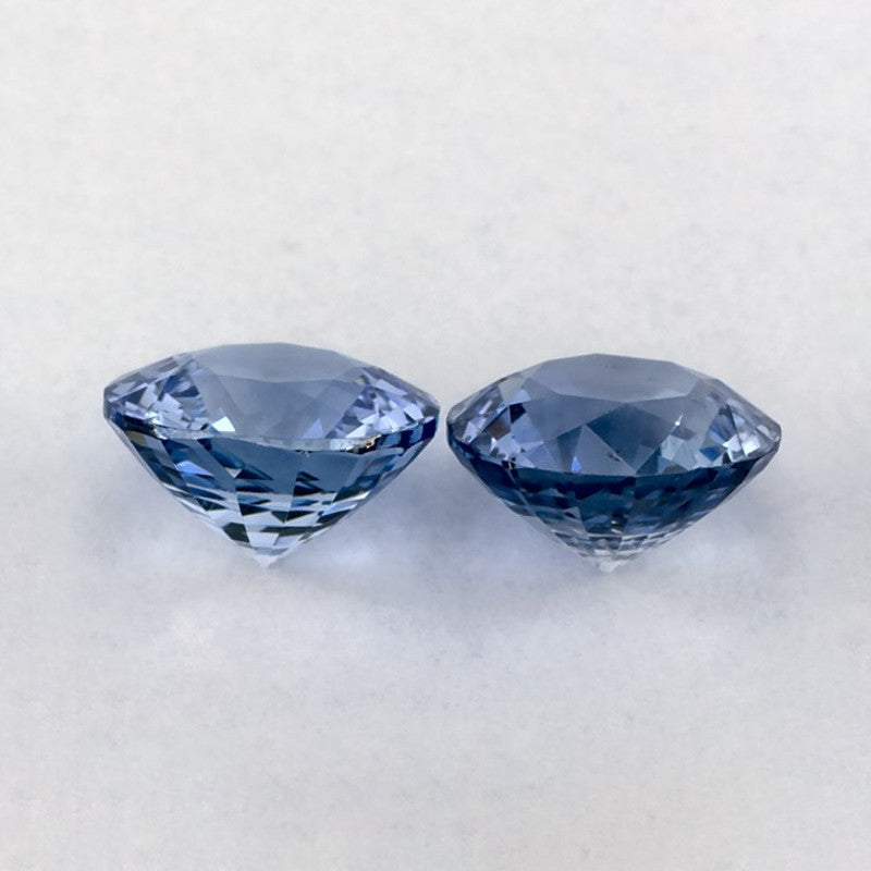 1.91 Total Carat Weight Round Natural Blue Sapphire