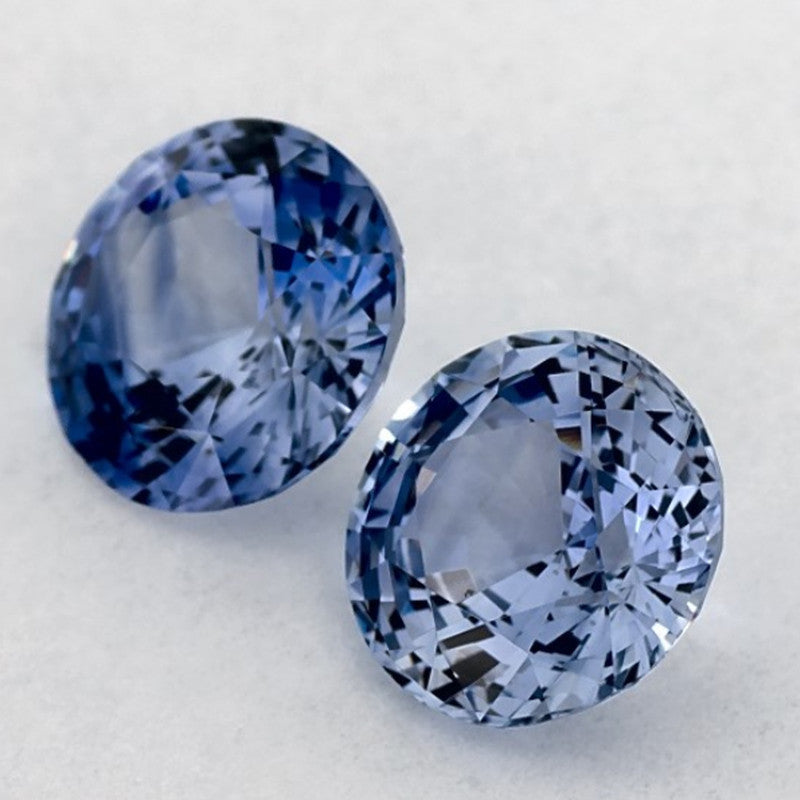 1.95 Carat Round Natural Blue Sapphire
