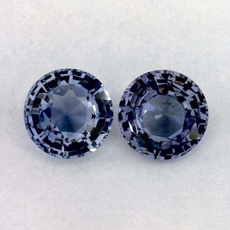 1.96 Total Carat Weight Round Natural Blue Sapphire