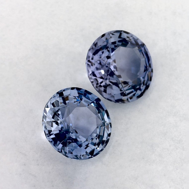 1.96 Total Carat Weight Round Natural Blue Sapphire